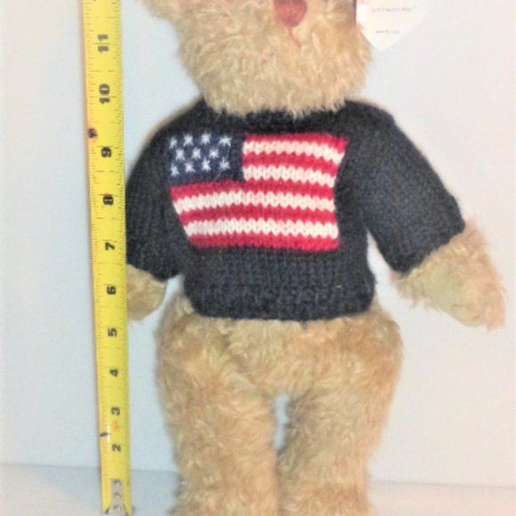 1993 12" TY Beanie Bear GRANT Let Freedom Ring Teddy Bear Collectible Teddy Bear - Picture 7 of 10